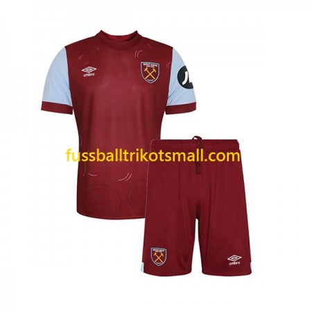 Fußballtrikots West Ham United Kinder 2023-2024 Kurzarm Heimtrikotsatz kaufen